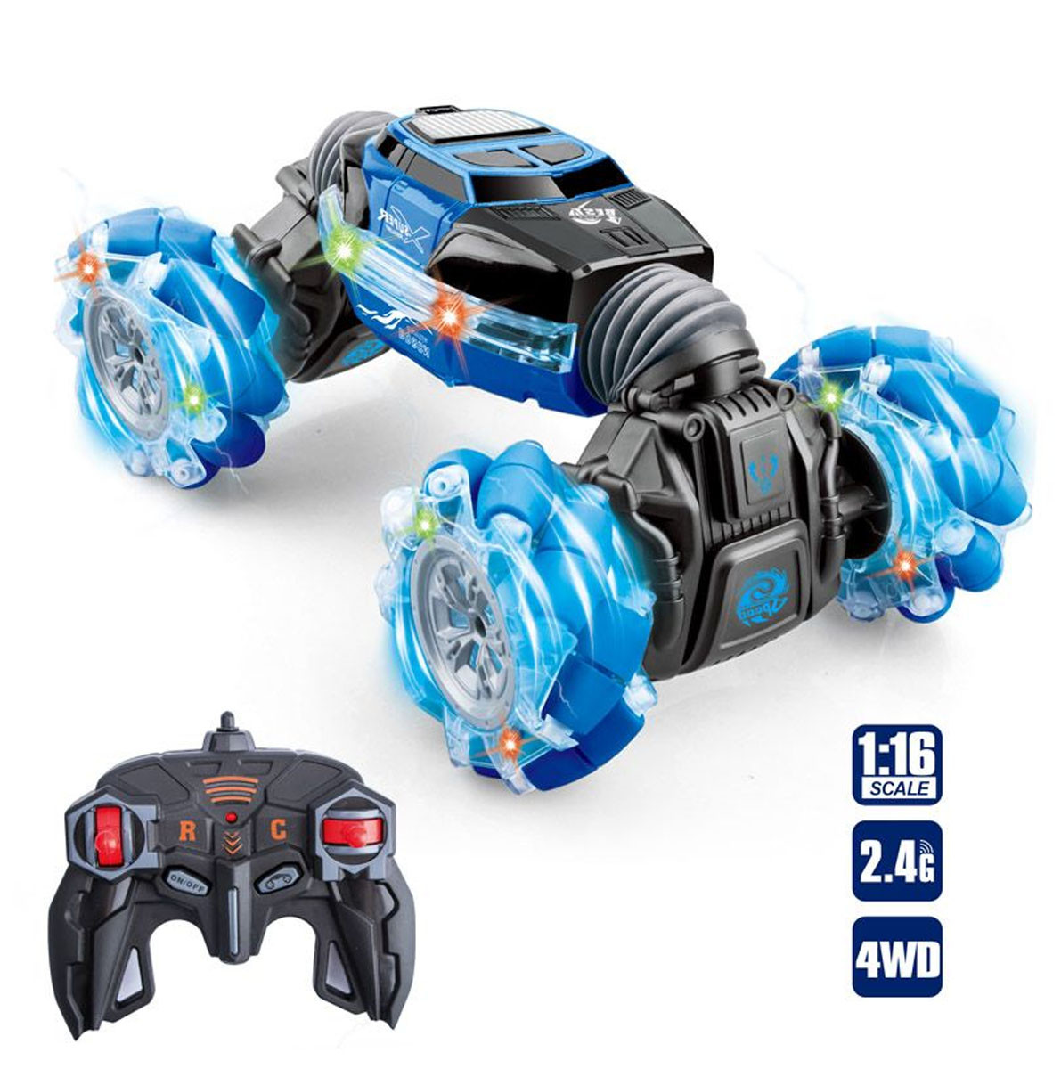 Vista 3 de CARRO CONTROL SENSOR MANO GRANDE 4x4 RC